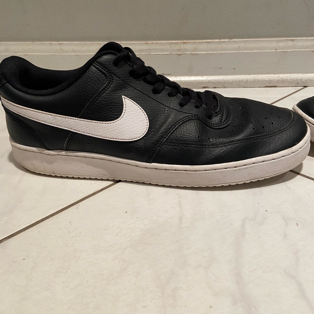 Nike Court Vision Low - Black/white